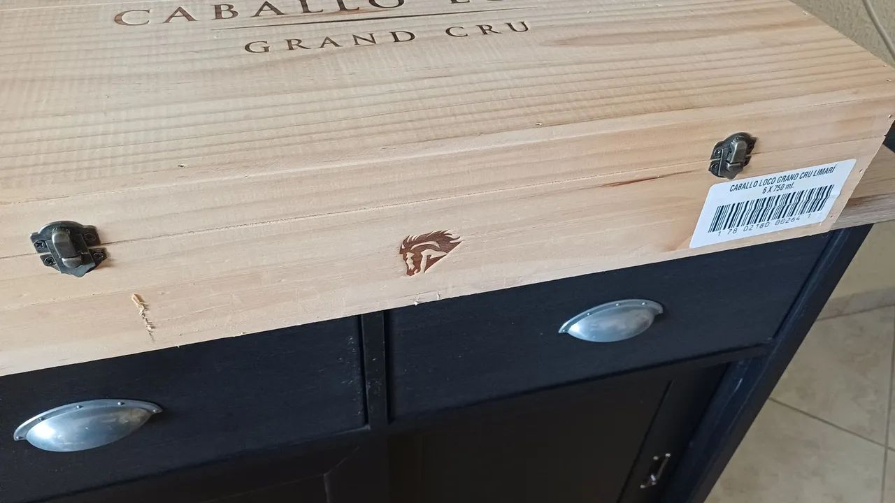 Caixa madeira para vinhos - Foto 3