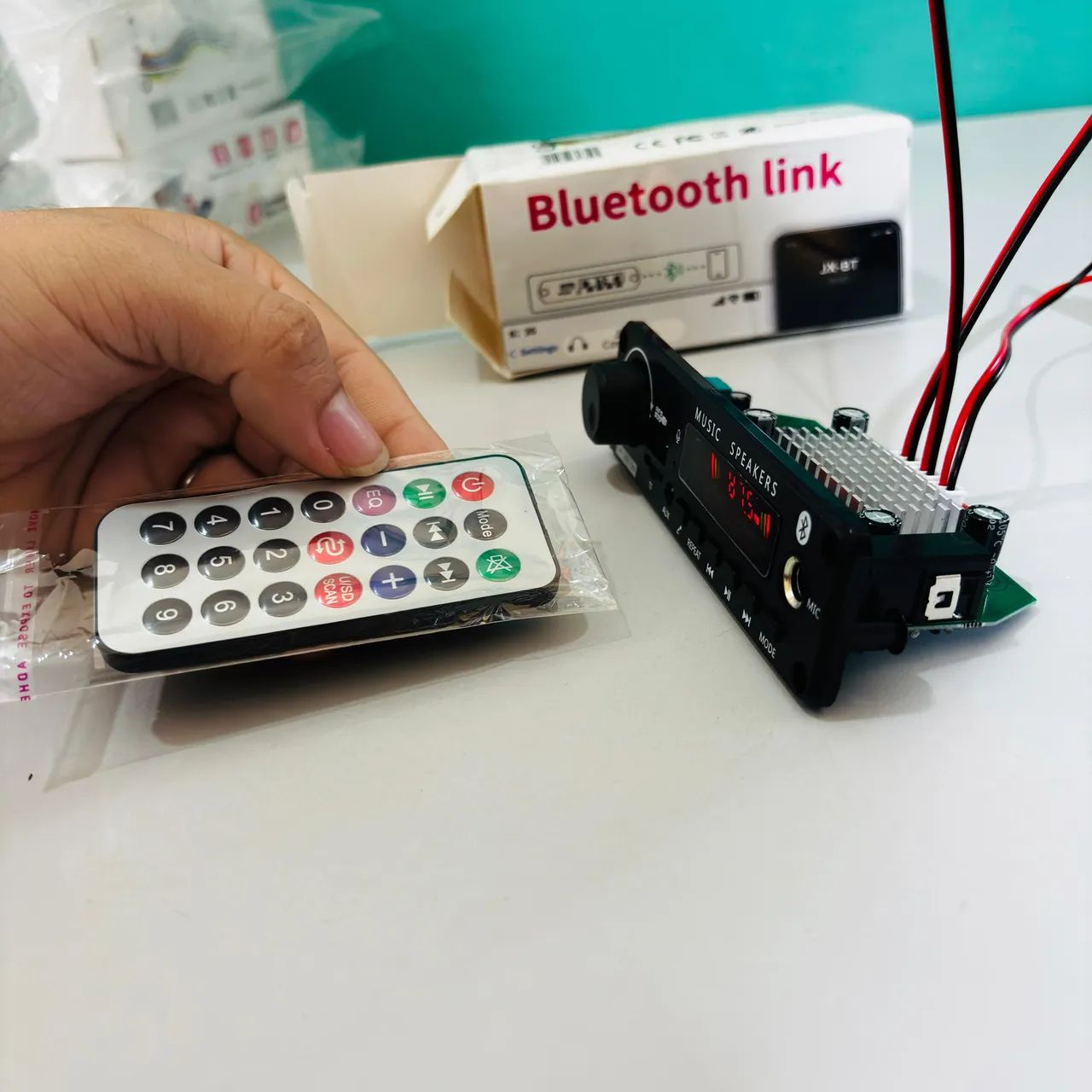 lPlaca Bluetooth amplificada 2*100w 12-24v 2*TPA3116D2 - Foto 5