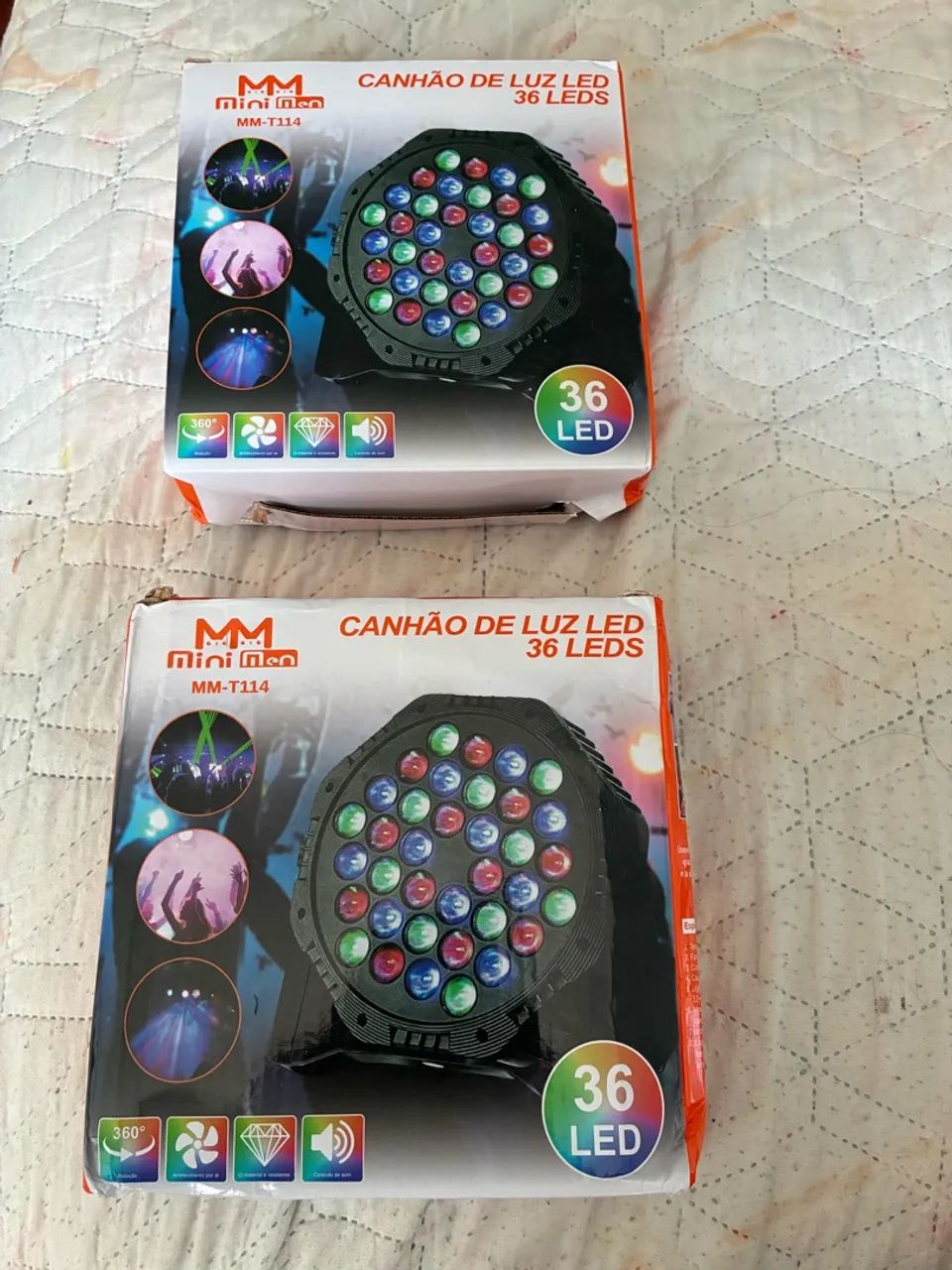Canhão de LED 36 cores - Foto 2