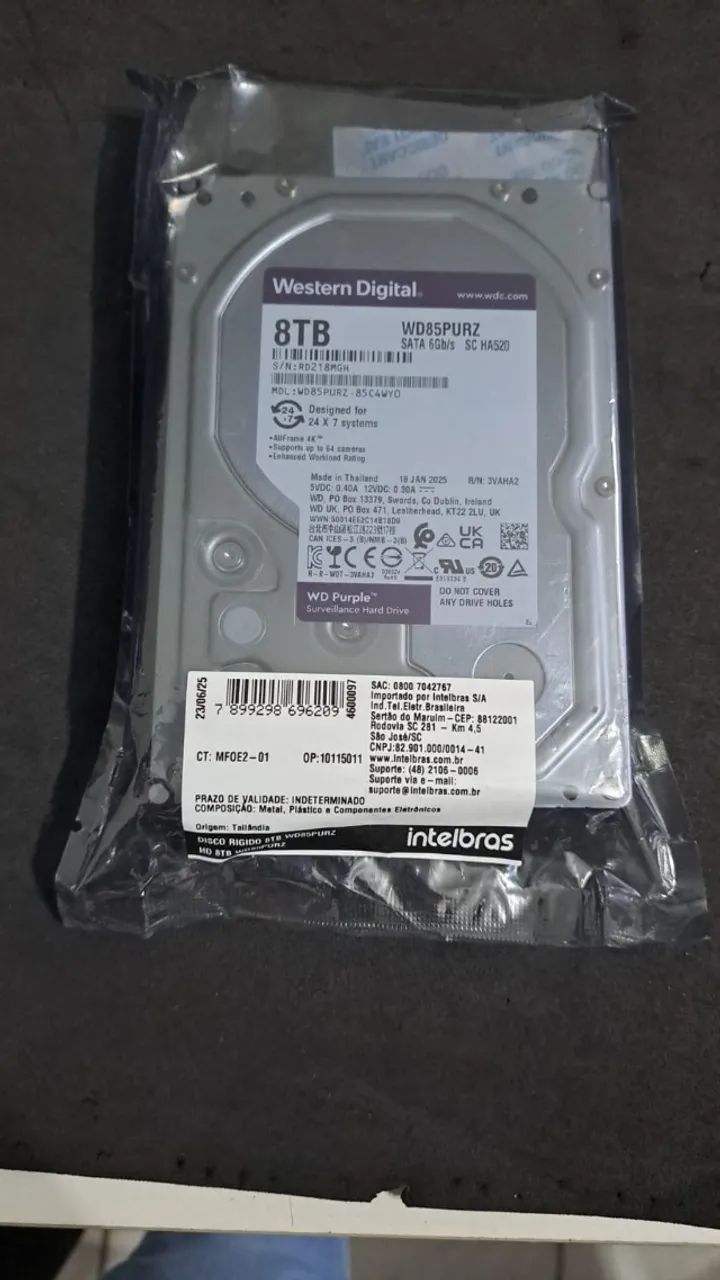 HD WD 8TB PURPLE