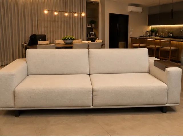 Baixou o preço - Sofá Living  - Sala de Estar  - Em linho  - Foto 3