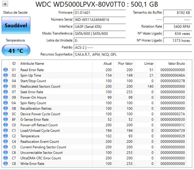 Hd notebook 500GB 2,5 Sata WD5000LPVX - Foto 3