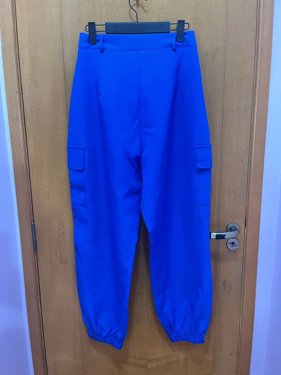 Calça Jogger Azul - G - Foto 2