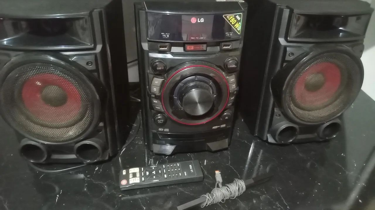 Vendo micro system usado com controle remoto