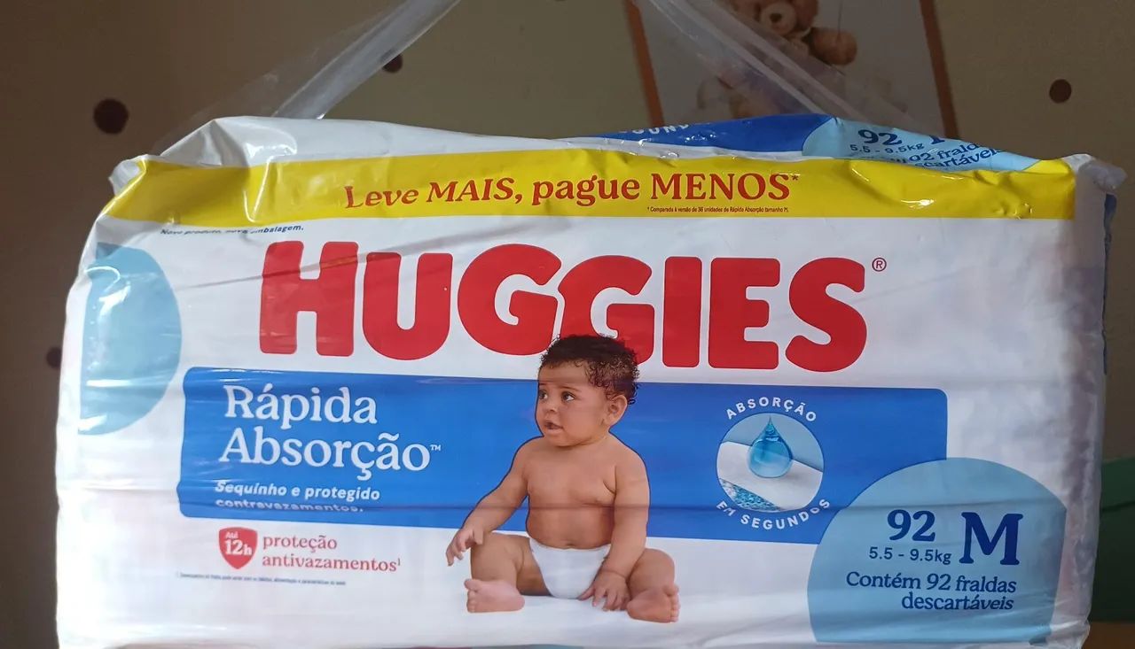 Fralda Huggies M92 