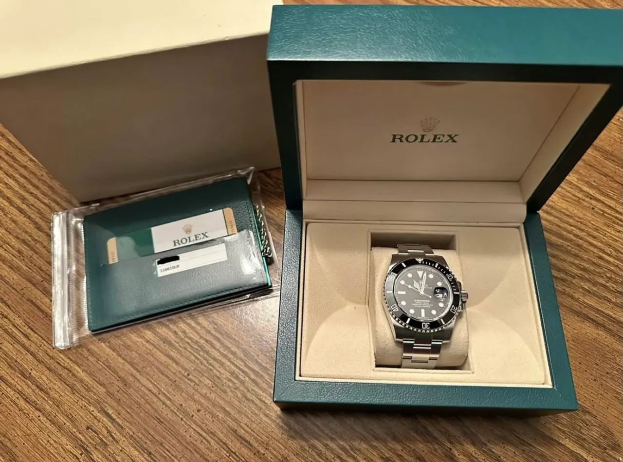 Rolex Submariner Date Preto Super Clone 