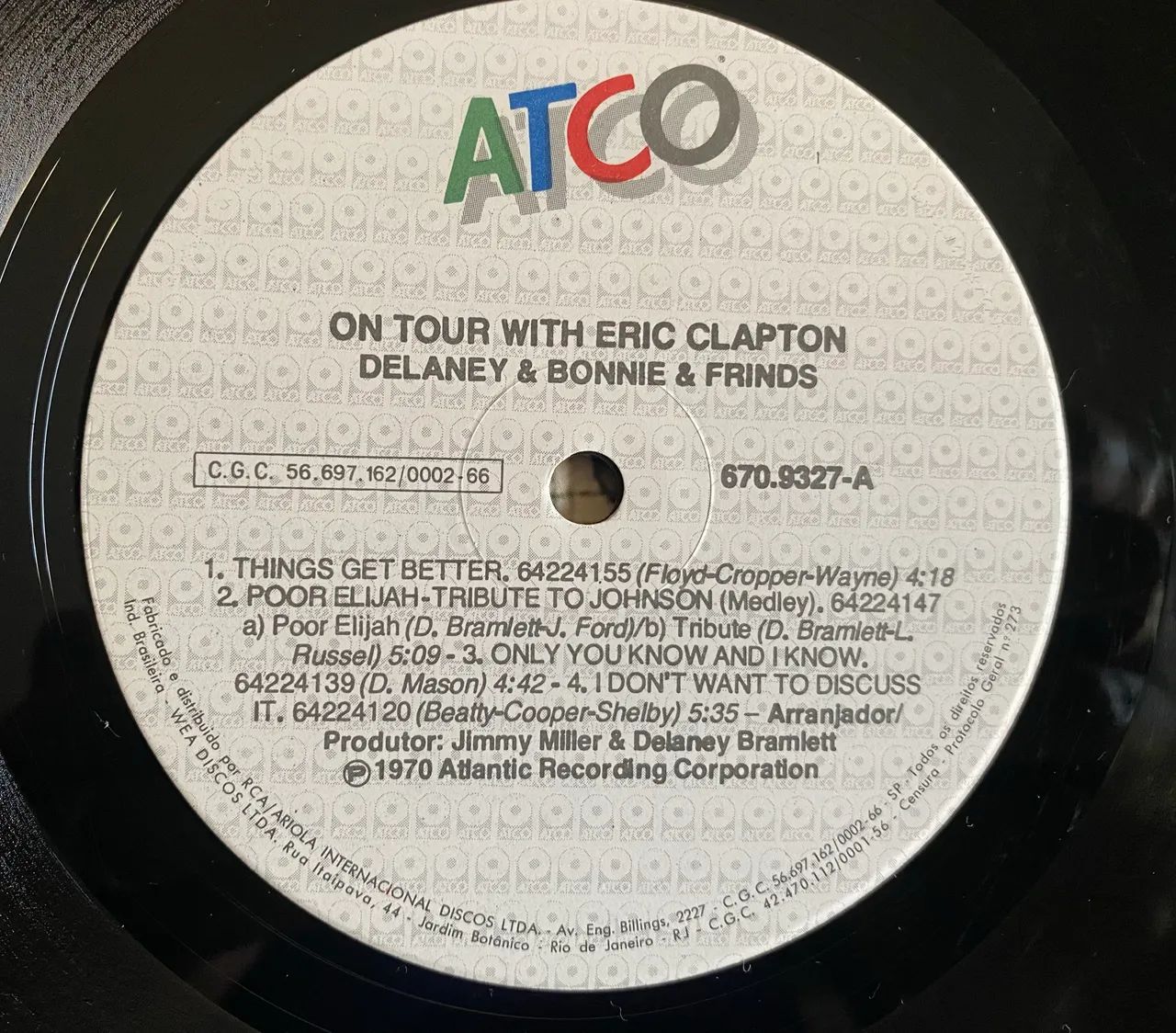 Disco de vinil Delaney e Bonnie e friends with Eric Clapton (raro) - Foto 4