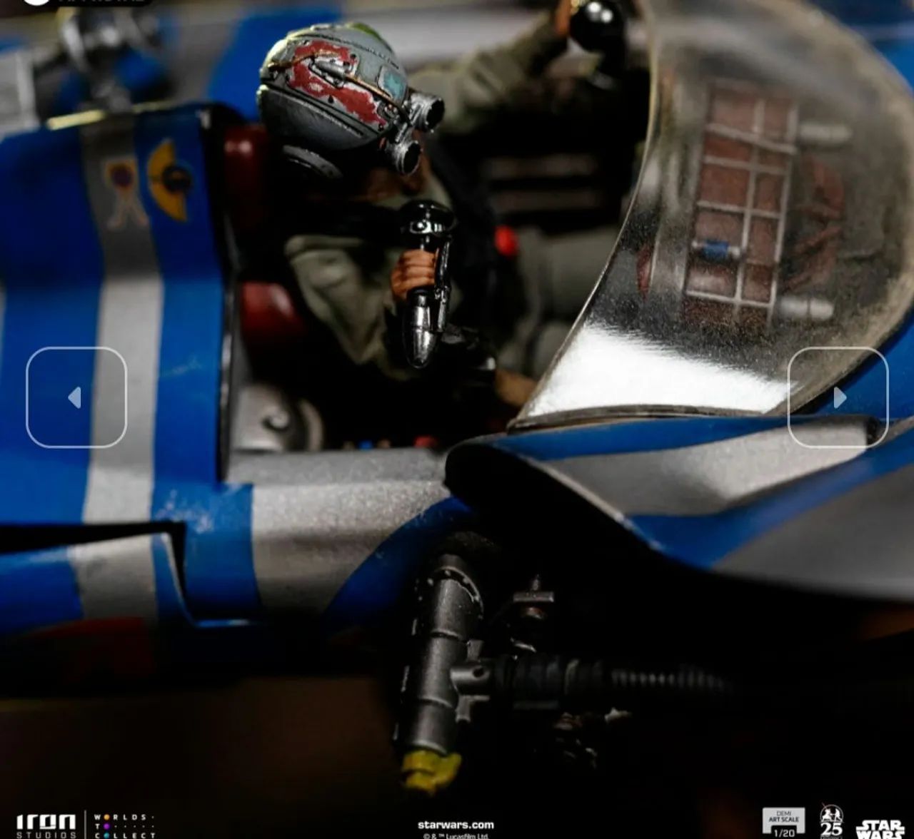 Anakin Pod Racer Iron Studios Star Wars - Foto 5