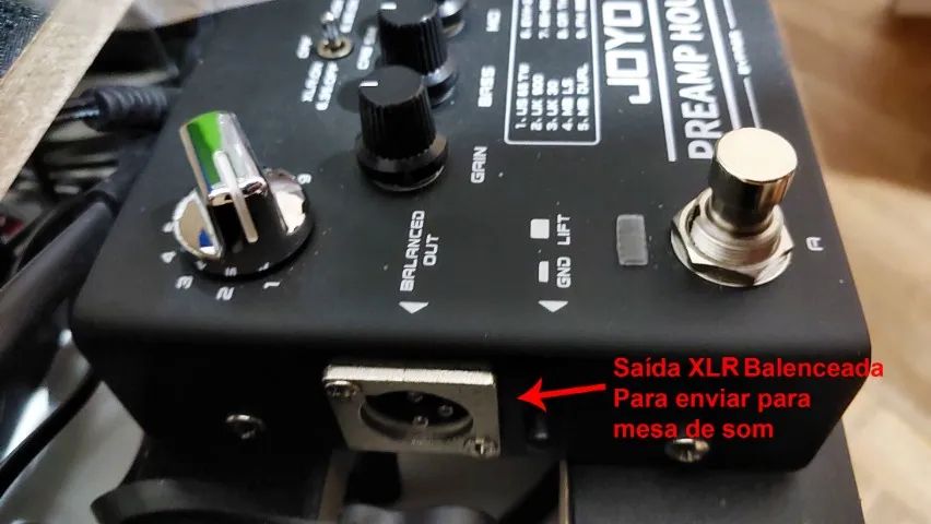 Pedal PRE AMP - Joyo - Praticamente Novo - Perfeito Estado - Pedal de Guitarra - Foto 6