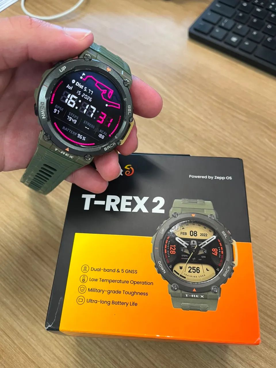 Relógio Amazfit T-Rex 2 - Foto 3