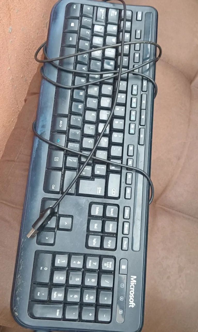 Teclado Microsoft funcionando