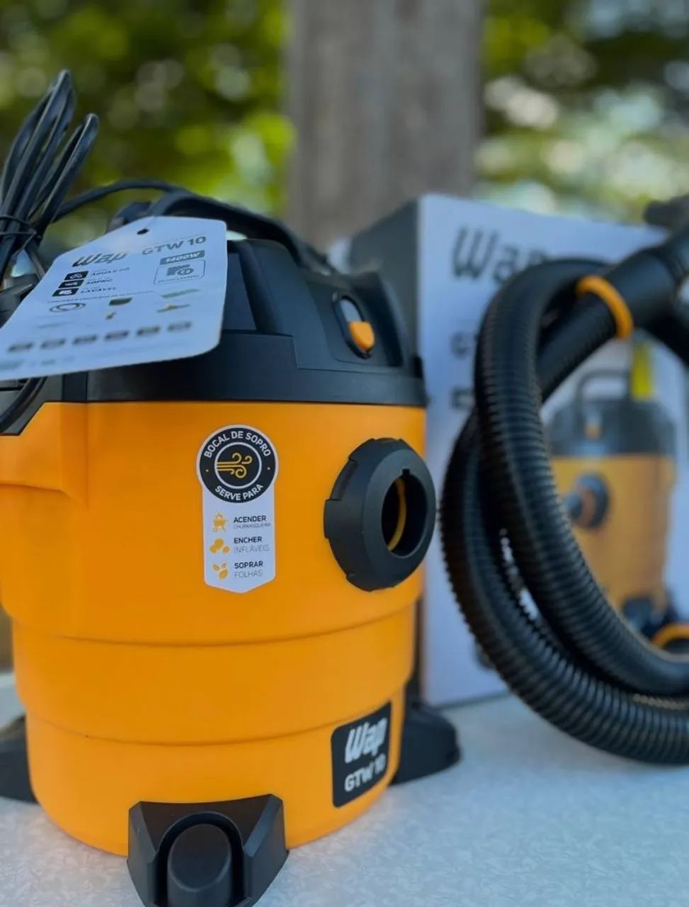 Aspirador de pó e água Wap 1400w novo - Foto 2