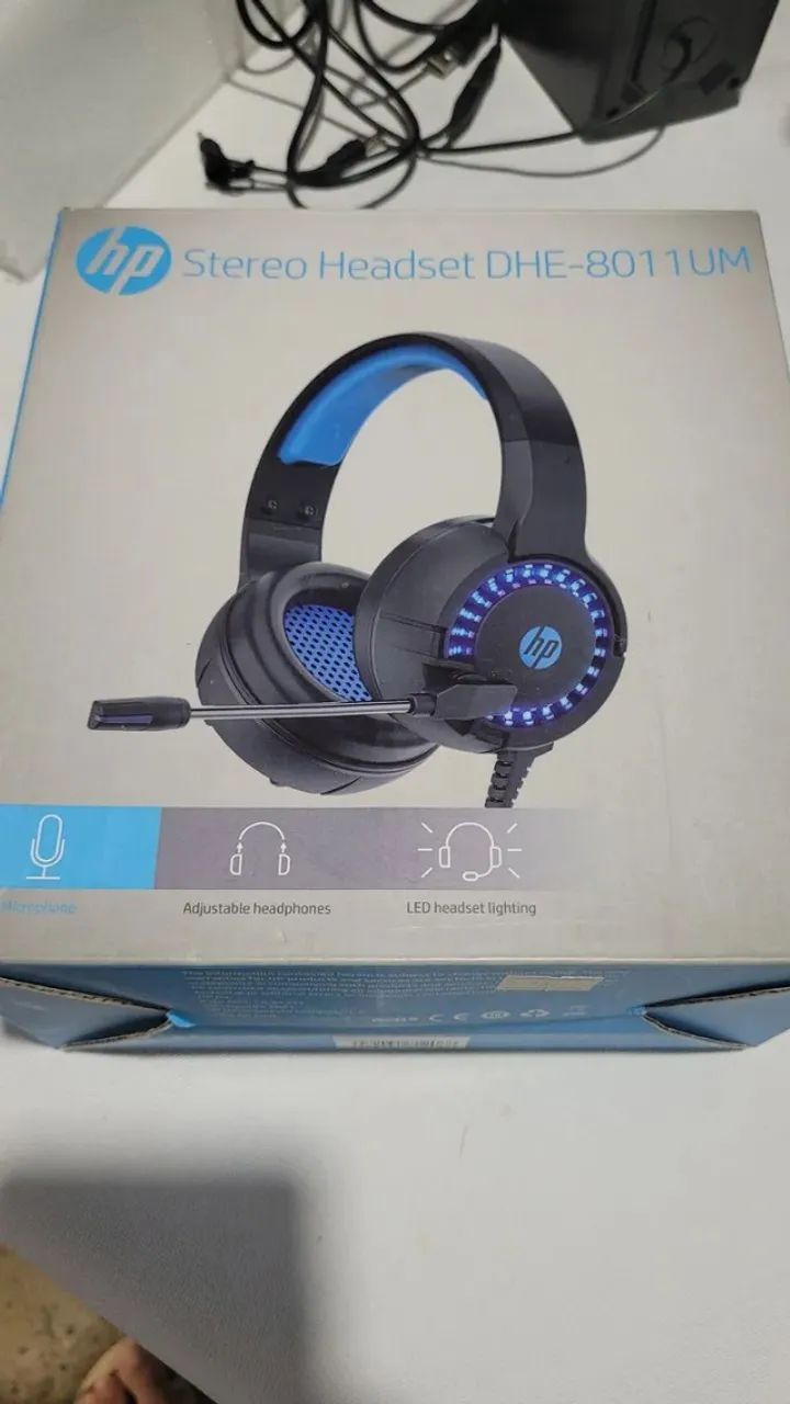 Headset Gamer HP DHE-8011UM com Microfone