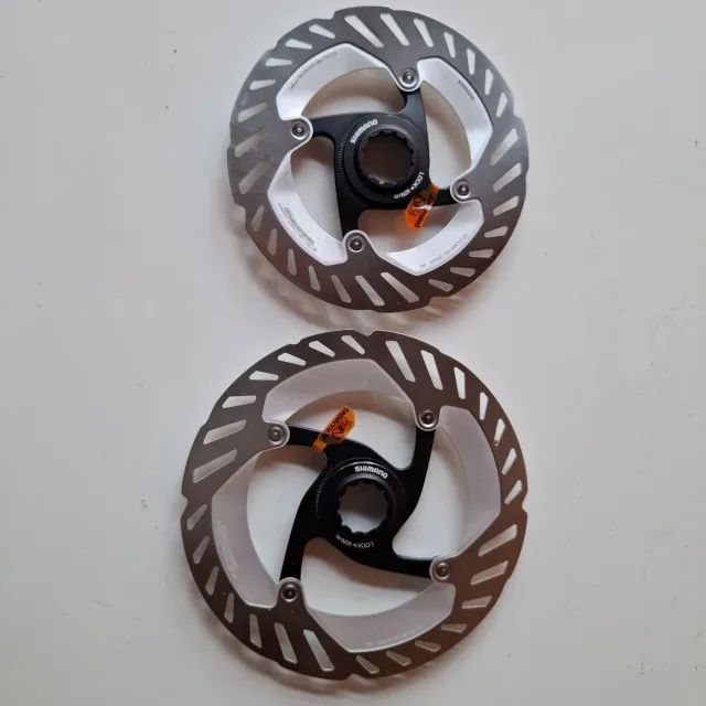 Par Disco Shimano RT-CL800 Ice Tech 140/160mm Original Novo