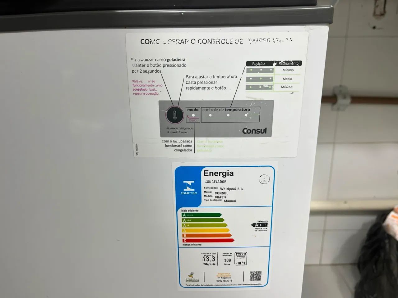 Freezer horizontal em perfeito estado  - Foto 3
