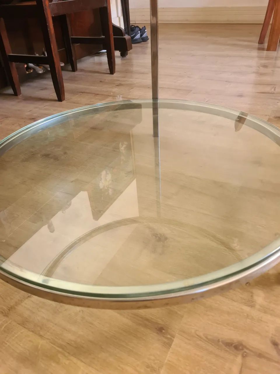 Mesa de centro, 2 tampos em vidro - Foto 2