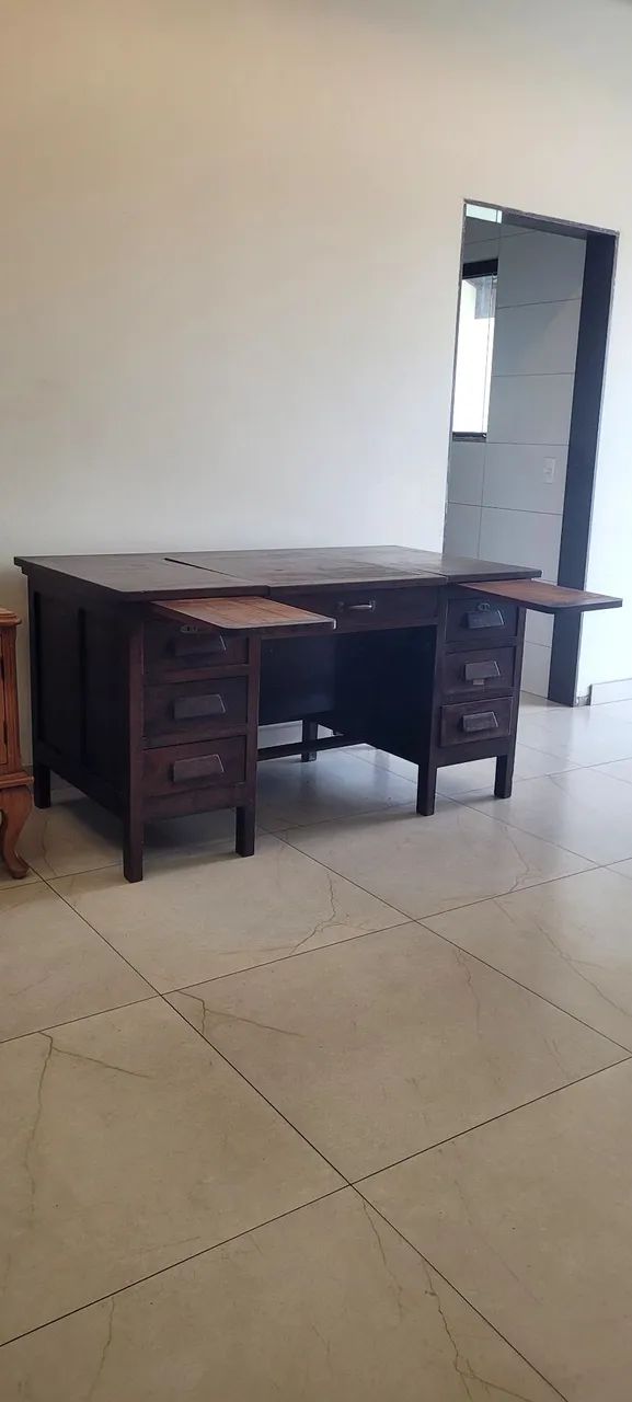 Mesa escrivaninha antiga (1950) - Foto 3