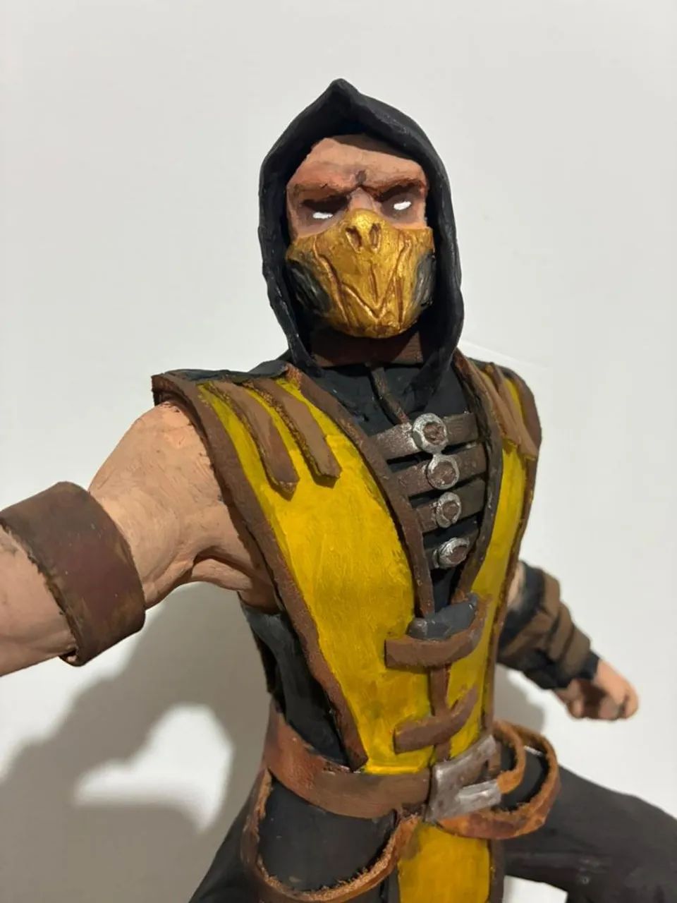 Escultura scorpion_ mortal kombat 20 cm - Foto 2