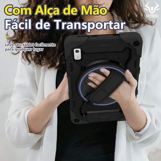 Capa Á Prova De Queda 3 Em 1 Para Lenovo M9 9''polegadas - Foto 2