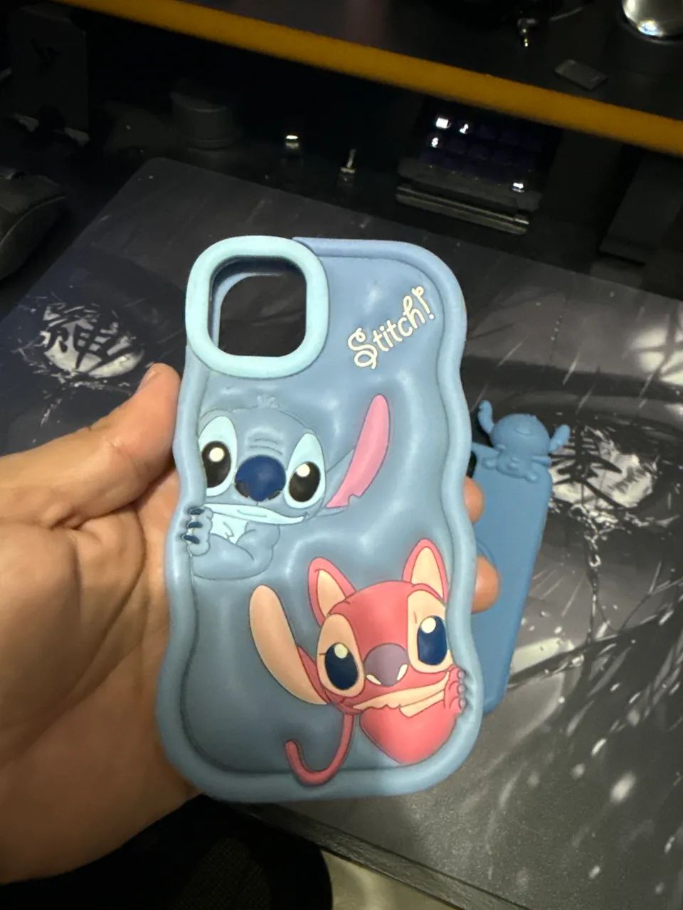 Capa 3D Stitch para iPhone 11 Antichoque Proteção Completa - Foto 3