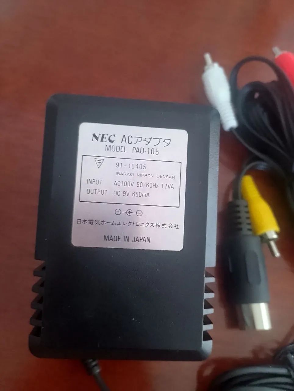 Kit PC Engine Fonte 110v original e Cabo AV - Foto 2