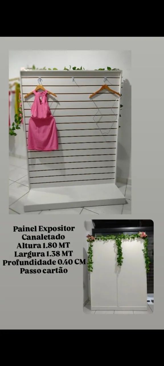 Painel Expositor Canaletado Loja