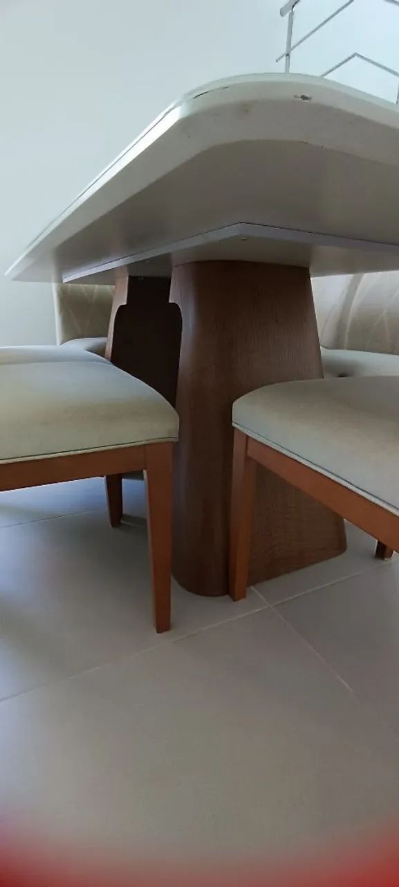 MESA COM SEIS CADEIRAS  - Foto 3