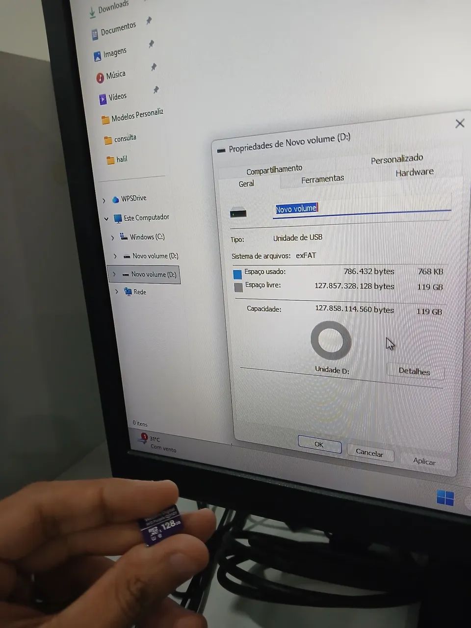 Cartões Micro Sd 128 Gb Western Purple Digital - Foto 3