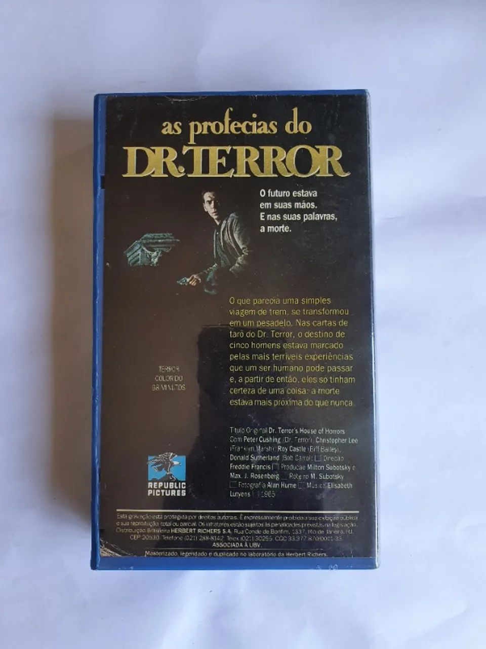 Fita Vhs As Profecias Do Dr. Terror Christopher Lee, Peter Cushing