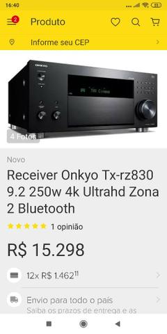 Vendo receiver novo na caixa