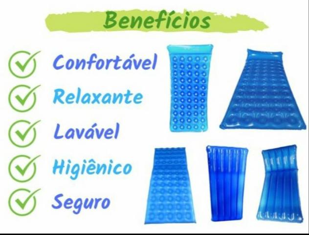 Colchão de ar Ortopédico Caixa de Ovo Anti Escaras - Foto 3