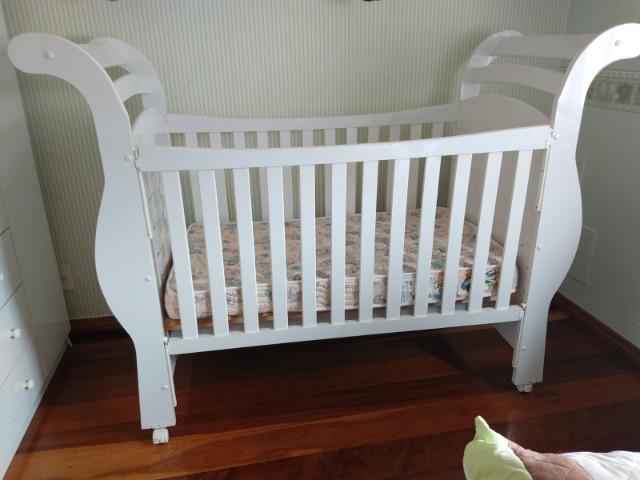 Berço mini cama com colchão muito novo - Foto 5