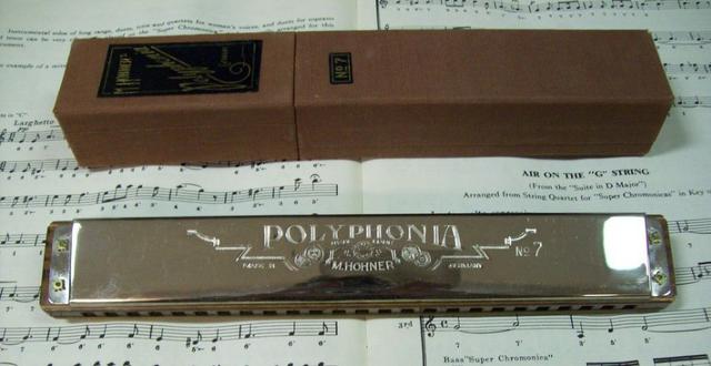 Gaita de boca Bass Hohner Polyphonia 7