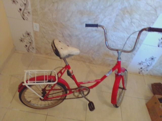 Bicicleta antiga monareta ole 70 vermelha - Foto 3