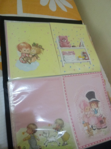 Papeis de cartas menininha.  