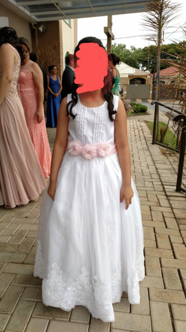 vestido de daminha olx