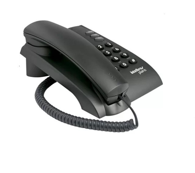 Telefone fixo Intelbras com fio 4080051 Pleno sem chave de bloqueio - Foto 2