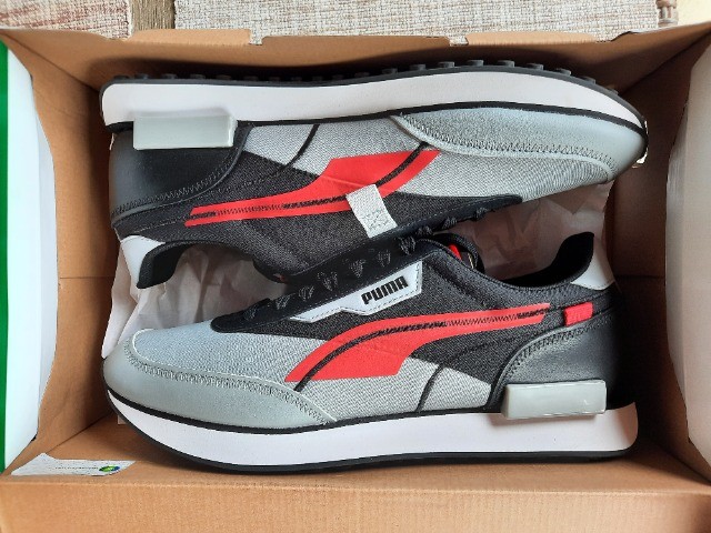 Tenis Puma Future Rider Twofold Sd Cor Cinza Vermelhas Tamanho Br 42 Semi Novo Roupas E Calcados Recreio Dos Bandeirantes Rio De Janeiro Olx