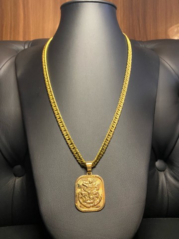 Conjunto em ouro 18k 113,5 gramas - Foto 4