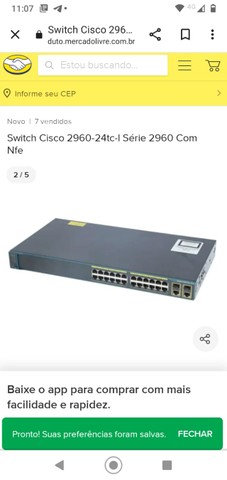 Switch Cisco WS-C2960+24PC-L Catalyst