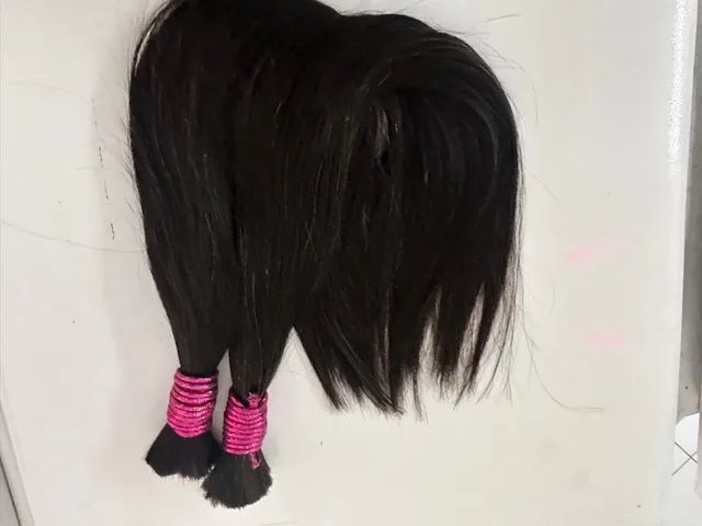 Cabelos humanos/liso de 65 cm  - Foto 5