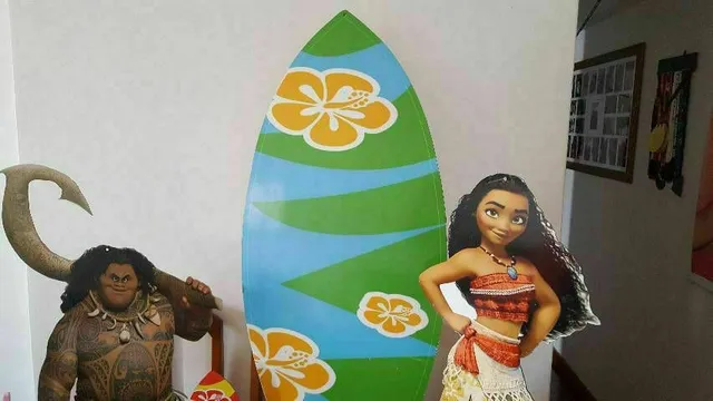 Roupa fantasia para crianças moana serve De 2 a 8 anos. em