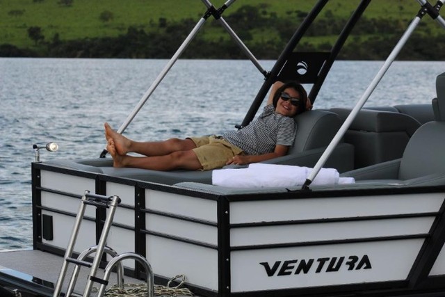 Lancha/Barco - Pontoon 250 Ventura - N e Solara/Vcat/Fluvimar - Foto 8