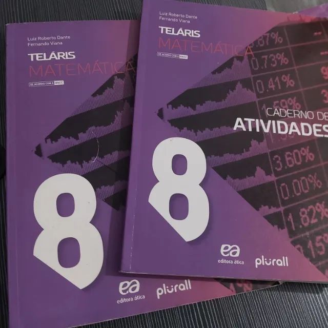 Livro + Caderno de atividades: Teláris - Matemática - 8º ano