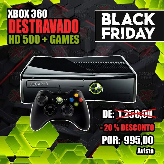 Xbox 360 Destravado Pode Jogar Online Consoles