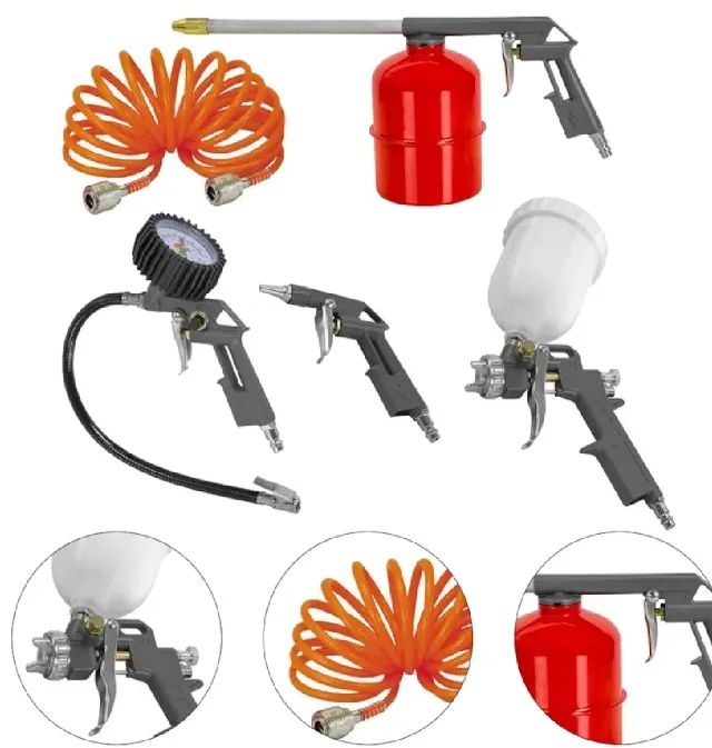 KIT PARA PISTOLA DE PINTURA COM 5PCS SCHULZ ORIGINAL