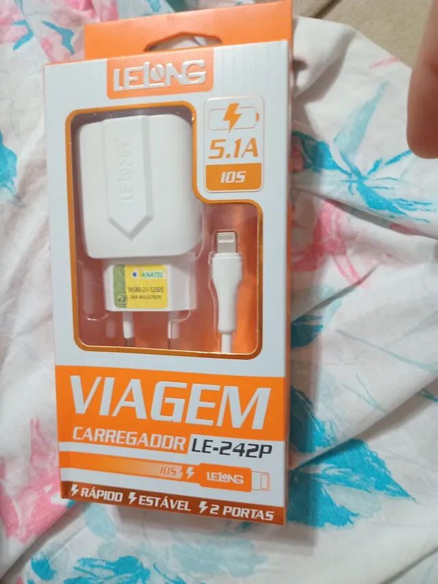 Carregador de iPhone 