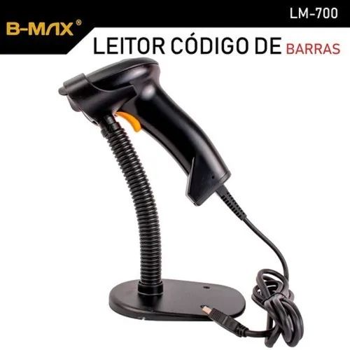 Leitor De Codigo De Barras E Boleto Laser C/ Base Lm-700 Loja Coimbra Computadores Entrega - Foto 3