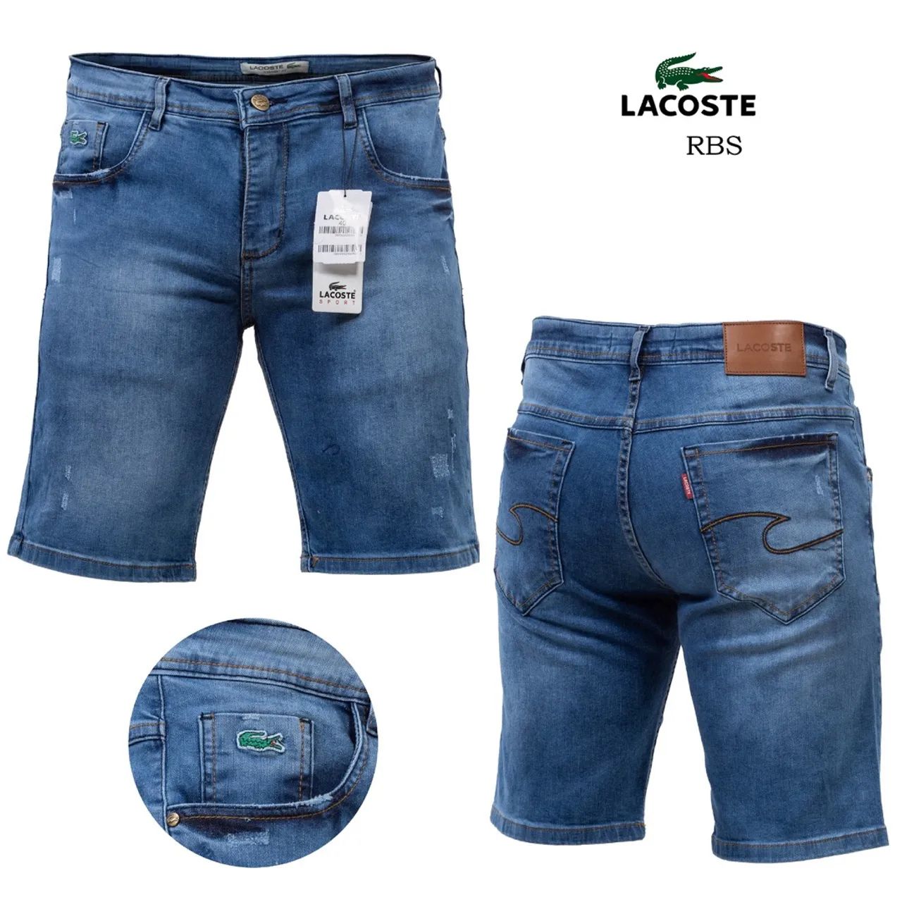 Bermuda jeans masculina premium - Foto 4