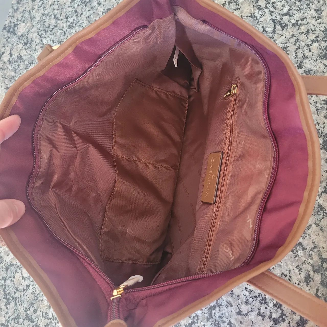 Bolsa Chenson Vinho - Foto 3
